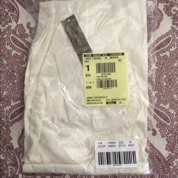 NWT J. Crew Tissue Turtleneck Top - Picture 7 of 9